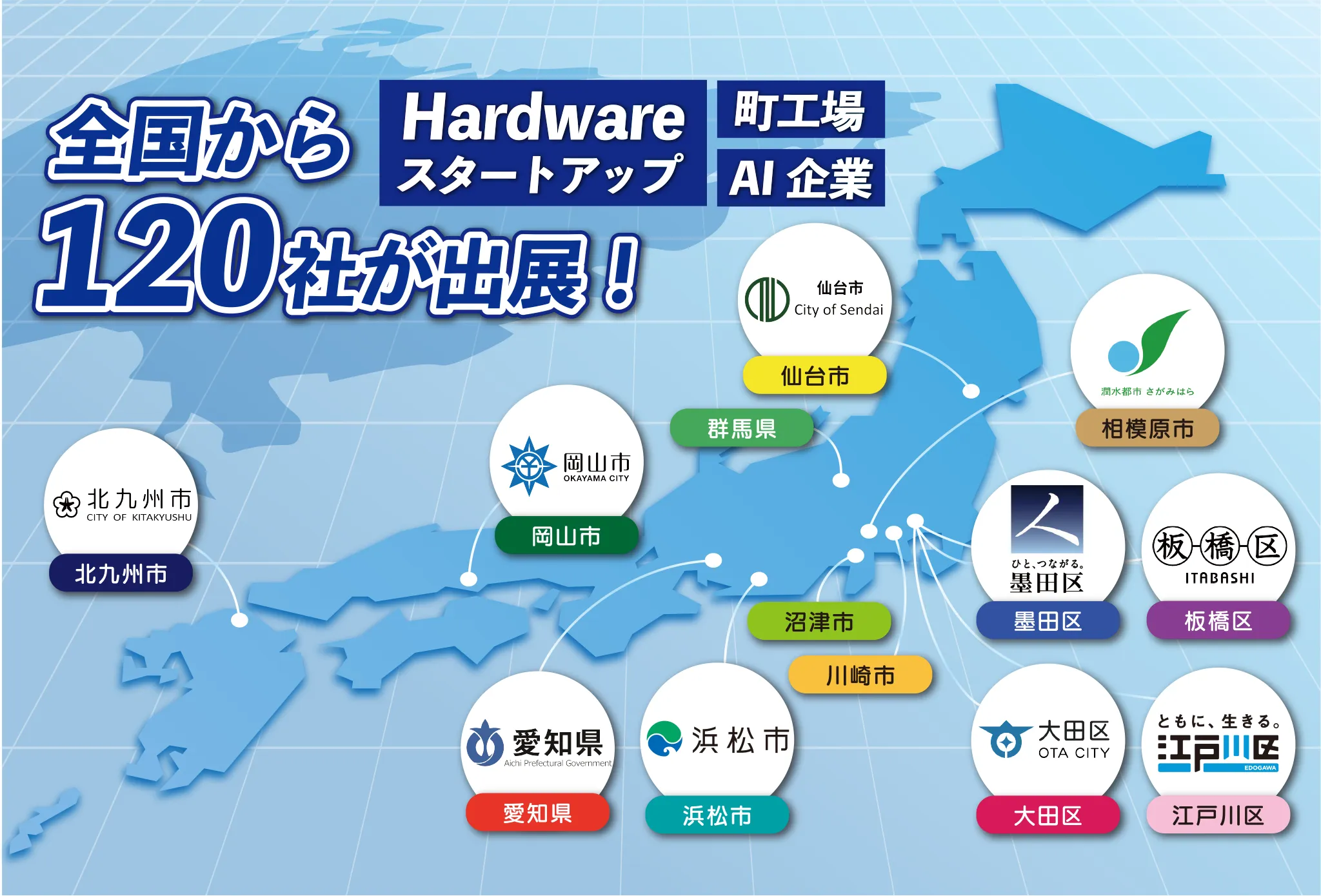 全国から120社が出展！