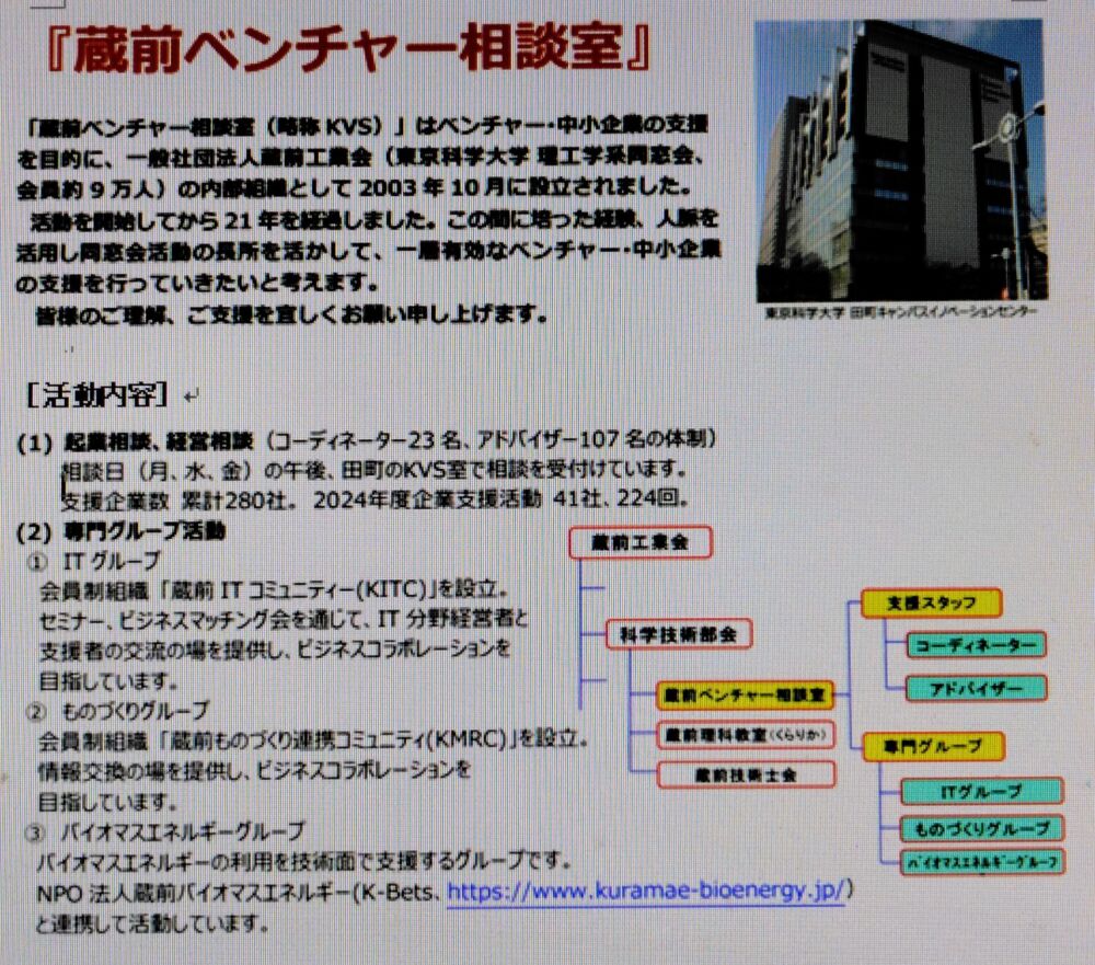 蔵前ベンチャー相談室